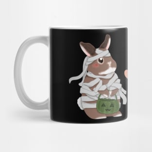 mummy and ghost sheet _ Bunniesmee Halloween Edition Mug